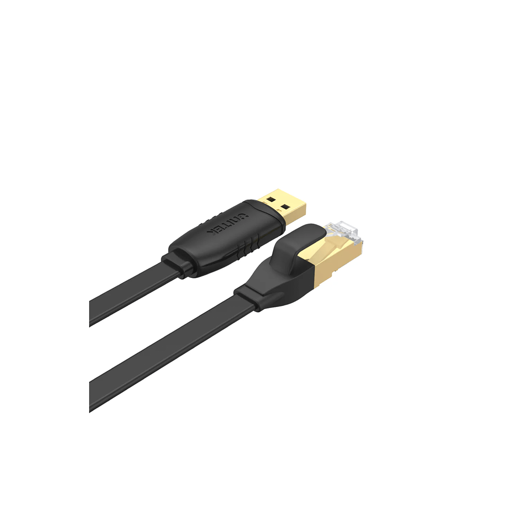 Unitek USB 2.0 to RJ45 Console Rollover Flat Cable in Qatar Unitek USB 2.0 to RJ45 Console Rollover Flat Cable in Qatar